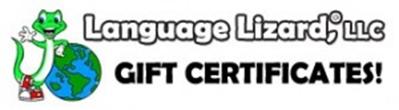 Language Lizard Gift Certificates